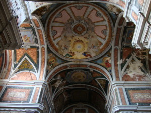 Sant'Agata_al_Collegio,_interior_dome_(Caltanissetta)